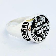 Load image into Gallery viewer, CEPU S.A. Members Ring, 17mm with Diamonds