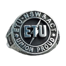 Load image into Gallery viewer, ETU NSW - ACT Members Ring - 20mm