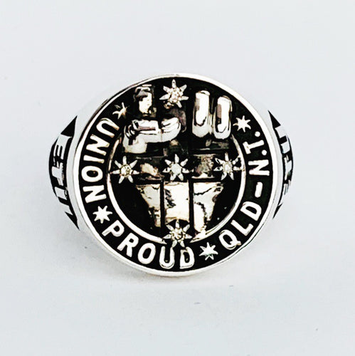 ETU QLD-NT Members Ring, 20mm with Diamonds