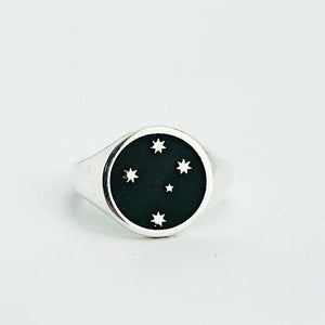 Southern Cross Signet Ring, Silver