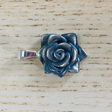 Load image into Gallery viewer, Rose Pendant, Silver
